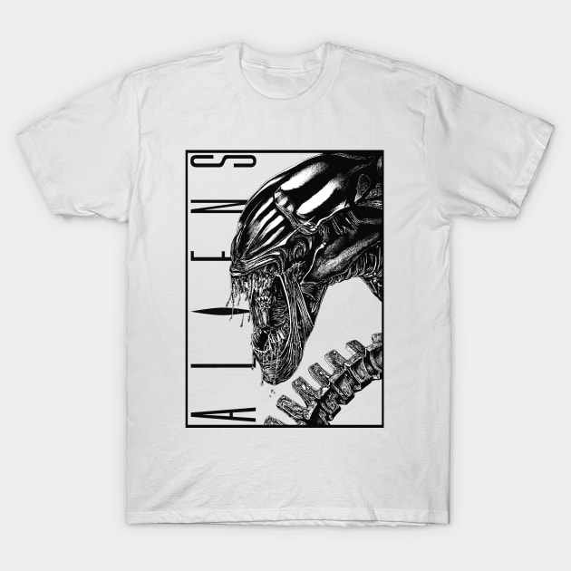 Aliens T-Shirt by Delete Forever